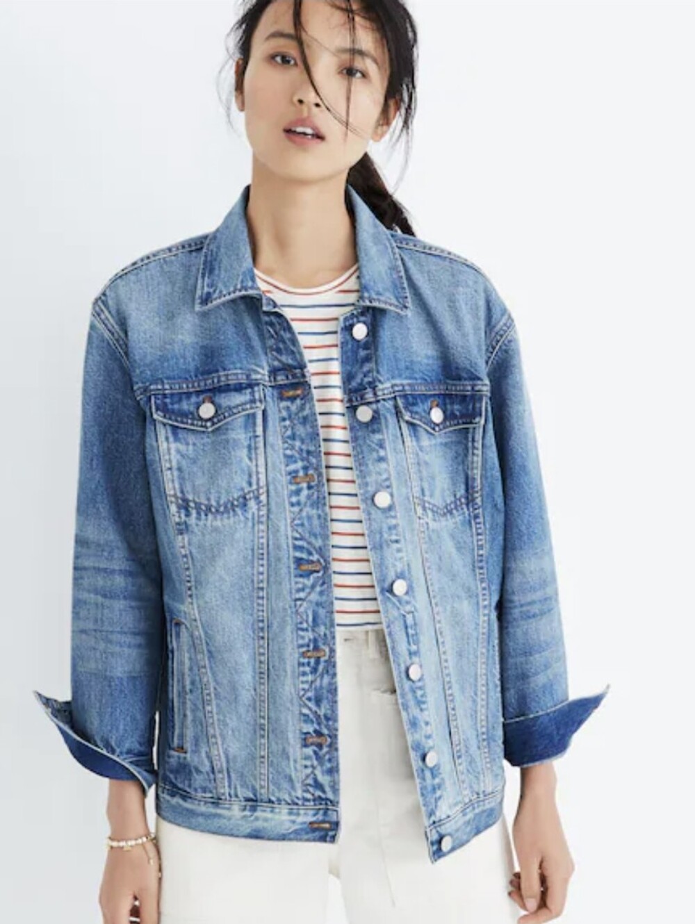 Classic Madewell Light Blue Denim Jacket